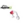Spinnertail PREDATOR-Z METAL VIBER 3.1cm, 15g, culoare A2 Red Head