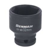 Cheie tubulara de impact 21mm BENMAN 71643, 1/2"