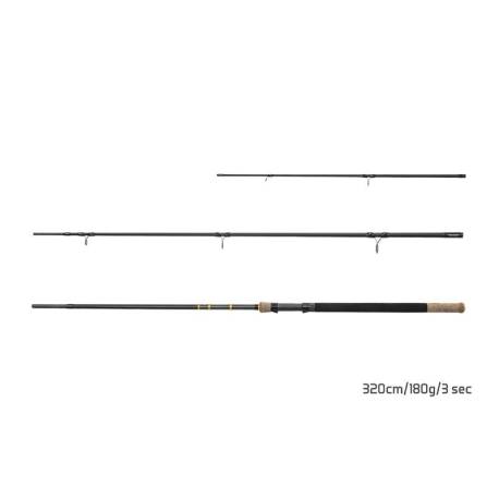 Lanseta feeder DELPHIN River Trophy NXT 3.20m, 180g, 3 tronsoane, 4 varfuri