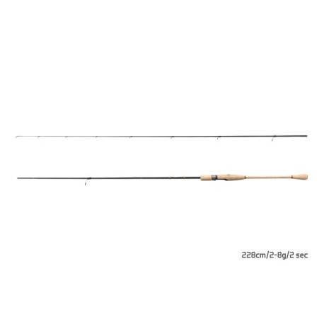 Lanseta spinning DELPHIN Code X 2.28m, 2-8g, 2 tronsoane