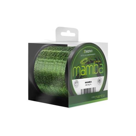 Fir monofilament DELPHIN Mamba Carp Camo, 0.26mm, 11.4lbs, 300m