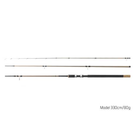 Lanseta DELPHIN Legia II Feeder 3.30cm, 80g, 3 tronsoane, 3 varfuri