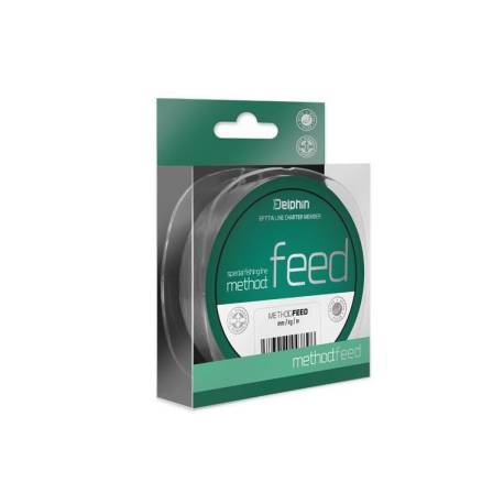 Fir monofilament DELPHIN Method Feed 200m, gri, 0.18mm, 6.6lbs