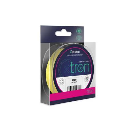 Fir textil DELPHIN Tron galben fluo, 130m, 0.06mm, 6lbs