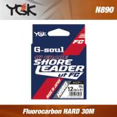 Fir inaintas fluorocarbon YGK N890 G-Soul HG Shore Leader FC Hard, 30m, Nr.7 32lbs