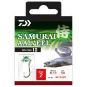 Carlige legate DAIWA SAMURAI EEL nr.1, 10 buc/plic
