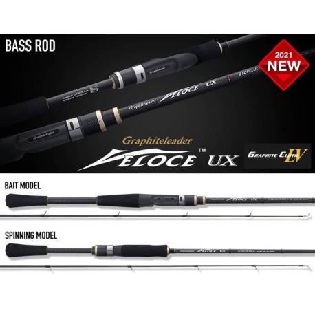 Lanseta GRAPHITELEADER Veloce UX 21GVELUC-74X R-Fast 2.24m 3oz 84g 1 tronson