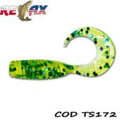 Grub RELAX Twister Standard 4cm, culoare TS172, 8buc/plic