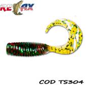 Grub RELAX Twister Standard 4cm, culoare TS304, 8buc/plic