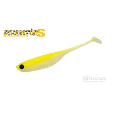 Shad BIWAA Divinator S Evo 4", 10cm, culoare 332 Lemon Chart Back White, 4buc/plic