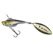 Spinnertail GUNKI Jigger 55, 5.5cm, 31g, culoare Black Alive