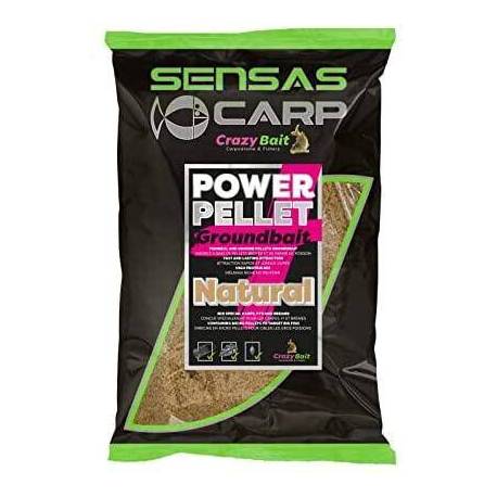 Pelete SENSAS UK Power Plus Natural 2kg