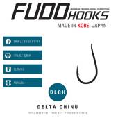 Carlige FUDO Delta CHinu Black Nickel Nr.4, 9buc/plic