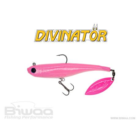 Swimbait BIWAA Divinator Junior 14cm, 22g, culoare 101 UV Pink