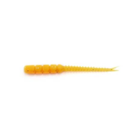 Vierme MUSTAD Aji Micro Bachi 5cm, culoare Orange Glow Glitter, 15buc/plic