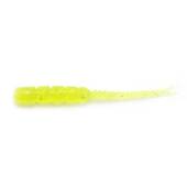Vierme MUSTAD Aji Micro Bachi 5cm, culoare UV Clear Chartreuse, 15buc/plic