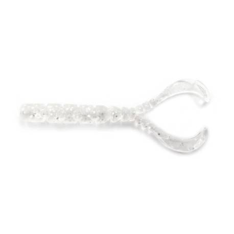 Vierme MUSTAD Aji Micro Chik 4.3cm, culoare Clear Silver Glitter, 12buc/plic