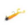 Vierme MUSTAD Aji Micro Chiki 4.3cm, culoare Orange Glow Glitter, 12buc/plic