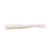 Vierme MUSTAD Aji Micro Fla 5 cm, culoare White Glow Glitter, 15buc/plic