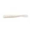 Vierme MUSTAD Aji Micro Fla 5 cm, culoare White Glow Glitter, 15buc/plic