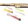 Vierme MUSTAD Aji Micro Hila 4.3cm, Clear Rainbow Glitter, 12buc/plic