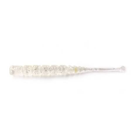 Vierme MUSTAD Aji Micro Plu 5cm, culoare Clear Rainbow Glitter, 15buc/plic