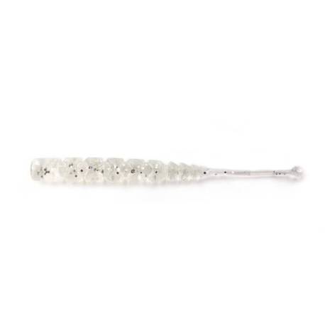 Vierme MUSTAD Aji Micro Plu 5cm, culoare Clear Silver Glitter, 15buc/plic