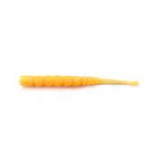 Vierme MUSTAD Aji Micro Plu 5cm, culoare Orange Glow Glitter, 15buc/plic