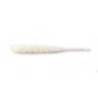 Vierme MUSTAD Aji Micro Plu 5cm, culoare White Glow Glitter, 15buc/plic