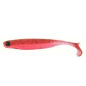 Shad MUSTAD Mezashi Z-Tail Minnow 7.6cm, culoare Transparent Red, 6buc/plic