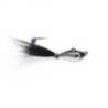 Jig MUSTAD Big Eye Bucktail Black Silver/BW Silver Crystal Flash 10g