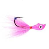 Jig MUSTAD Big Eye Bucktail Pink Crystal Flash 10g