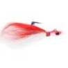 Jig MUSTAD Big Eye Bucktail Red White Crystal Flash 3.5g