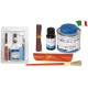 Kit de reparare ADECO pentru barci gonflabile din Hypalon - neopren, alb