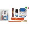 Kit de reparare ADECO pentru barci gonflabile din Hypalon - neopren, alb