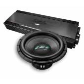 Pachet subwoofer auto DEAF BONCE DB SA 255 D1 + amplificator AURA Venom D2000.1