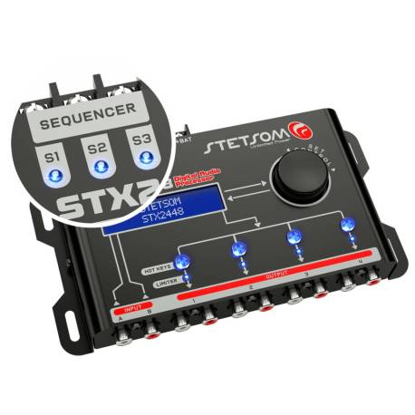 Procesor de sunet auto STETSOM STX2448 DSP, 4 canale
