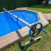 Enrollador piscinas enterradas - aluminio