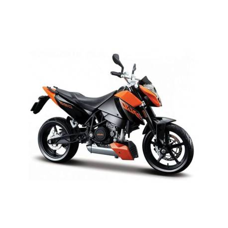 Macheta moto KTM 690 Duke (2009) 1:12 orange, negru