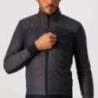 Jacheta cu puf Castelli Unlimited Puffy, marimea XL, antracit/negru