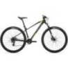 Bicicleta MTB-HT ROCK MACHINE Manhattan 40-29 - Negru/Gri/Galben Neon, L-19