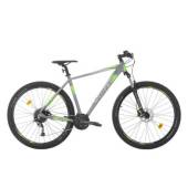 Bicicleta MTB-HT SPRINT Maverick Pro 27.5, gri mat/verde, cadru 400 mm