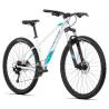 Bicicleta MTB-HT ROCK MACHINE Catherine 20-29 29 - Alb/Cyan, XS-13.5