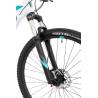 Bicicleta MTB-HT ROCK MACHINE Catherine 20-29 29 - Alb/Cyan, XS-13.5