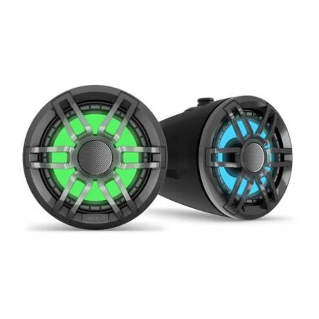 Boxe marine FUSION XS Series Wake Tower RGB LED, 6.5", 200W, Sports Grey