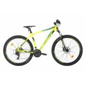 Bicicleta MTB-HT SPRINT Maverick 29, verde neon/turcoaz, cadru 480 mm