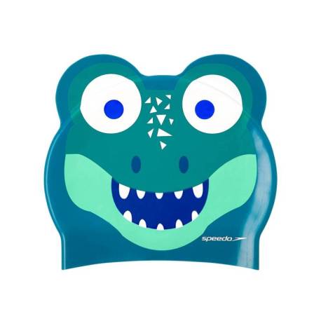 Casca inot pentru copii SPEEDO imprimeu crocodil verde