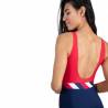 Costum baie dama SPEEDO Heritage Shoreline U-Back rosu bleumarin, 30