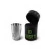 Set de paharele din inox DELPHIN RESET 4v1, 4x30ml