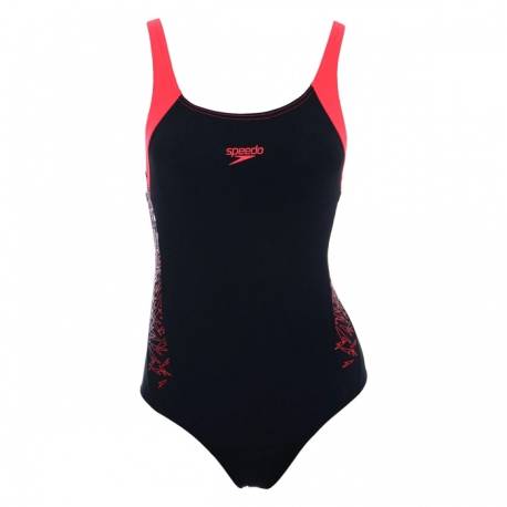 Costum de baie dama SPEEDO Boom Splice negru rosu, 36